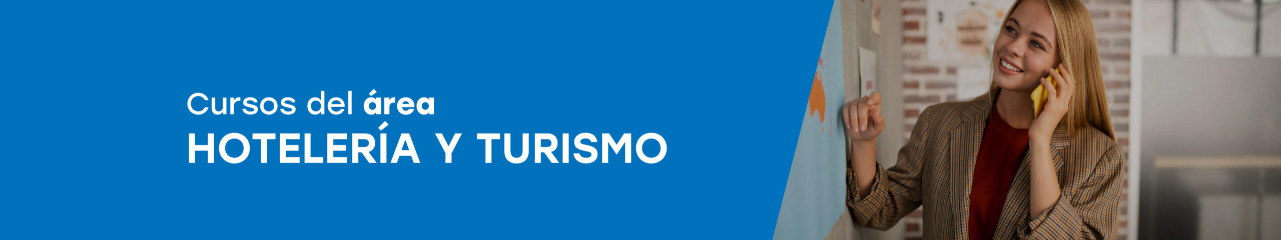Área hotelería y turismo Banner