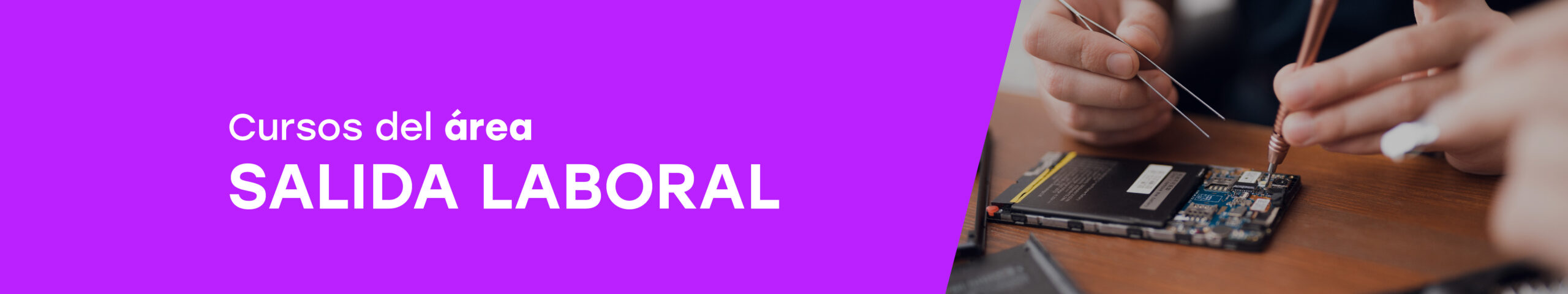 Área Salida Laboral Propia Banner