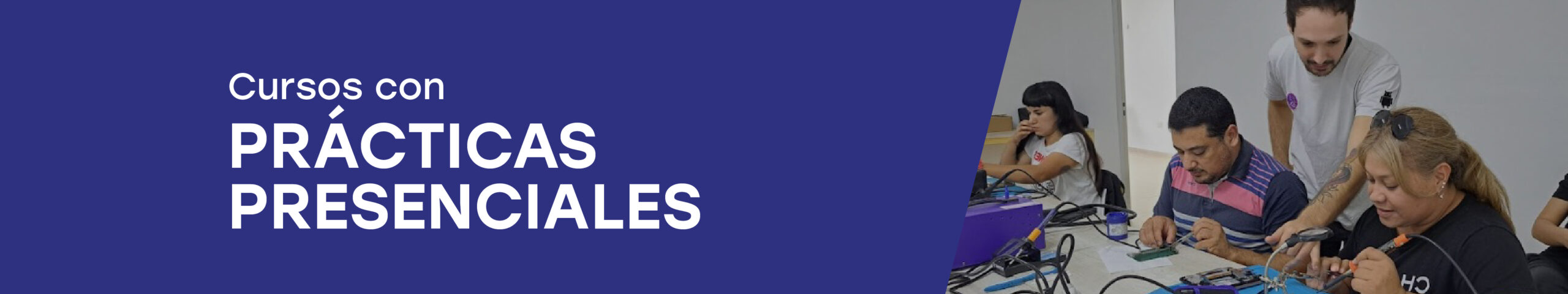 Cursos con practicas presenciales Banner